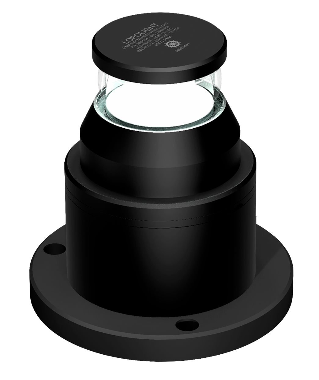 5nm 360° white maneouv, black anodized.